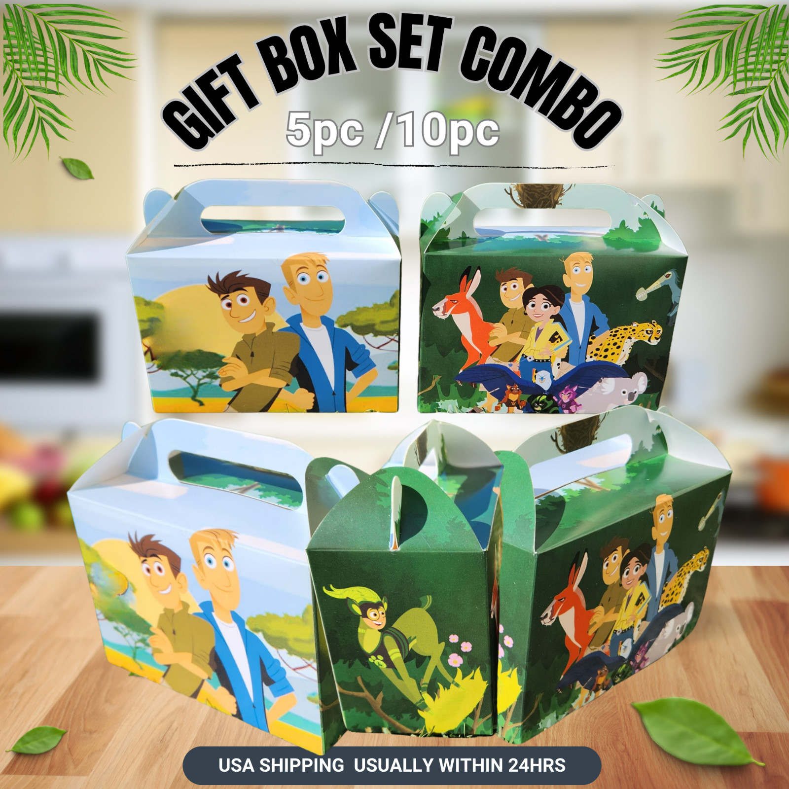 WILD KRATTS TABLEWARE birthday party supplies favor centerpiece decoration theme