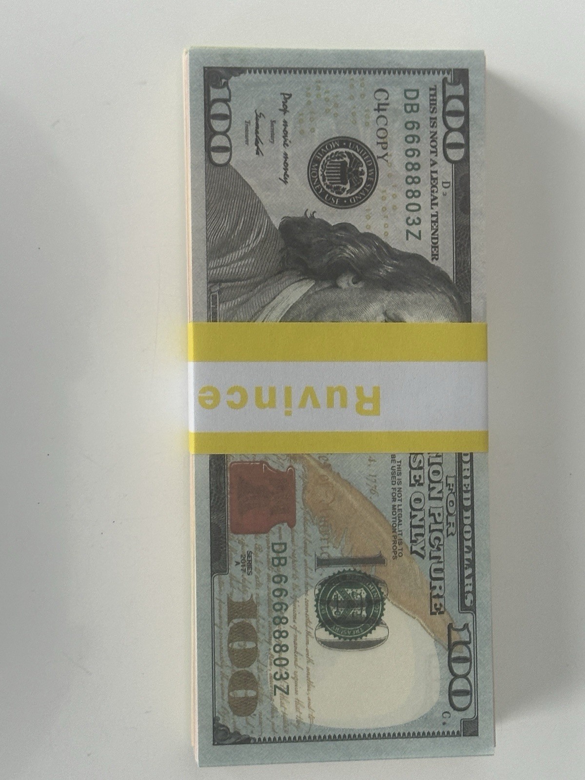 280Pc Prop Motion Picture Play Money