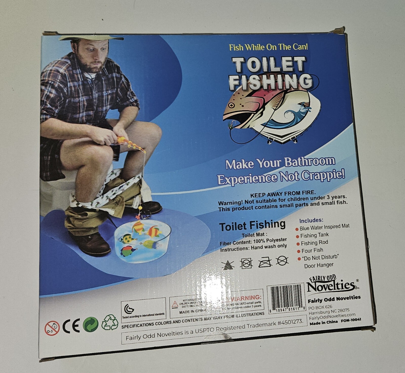 Potty Fisher Toilet Fishing Game – Fairly Odd Novelties – Funny Novelty Gag NIB