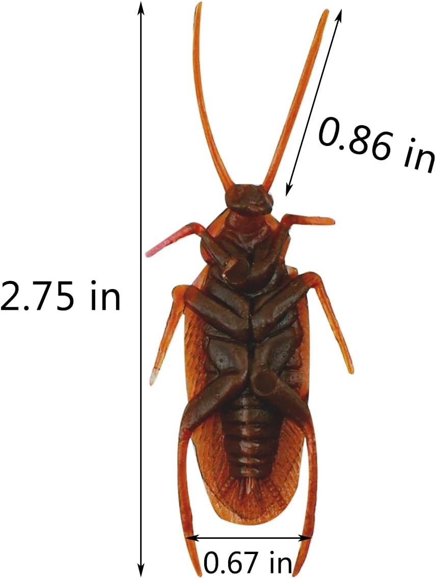 15 Realistic Fake Cockroaches for Pranks – Perfect for Halloween and Parties