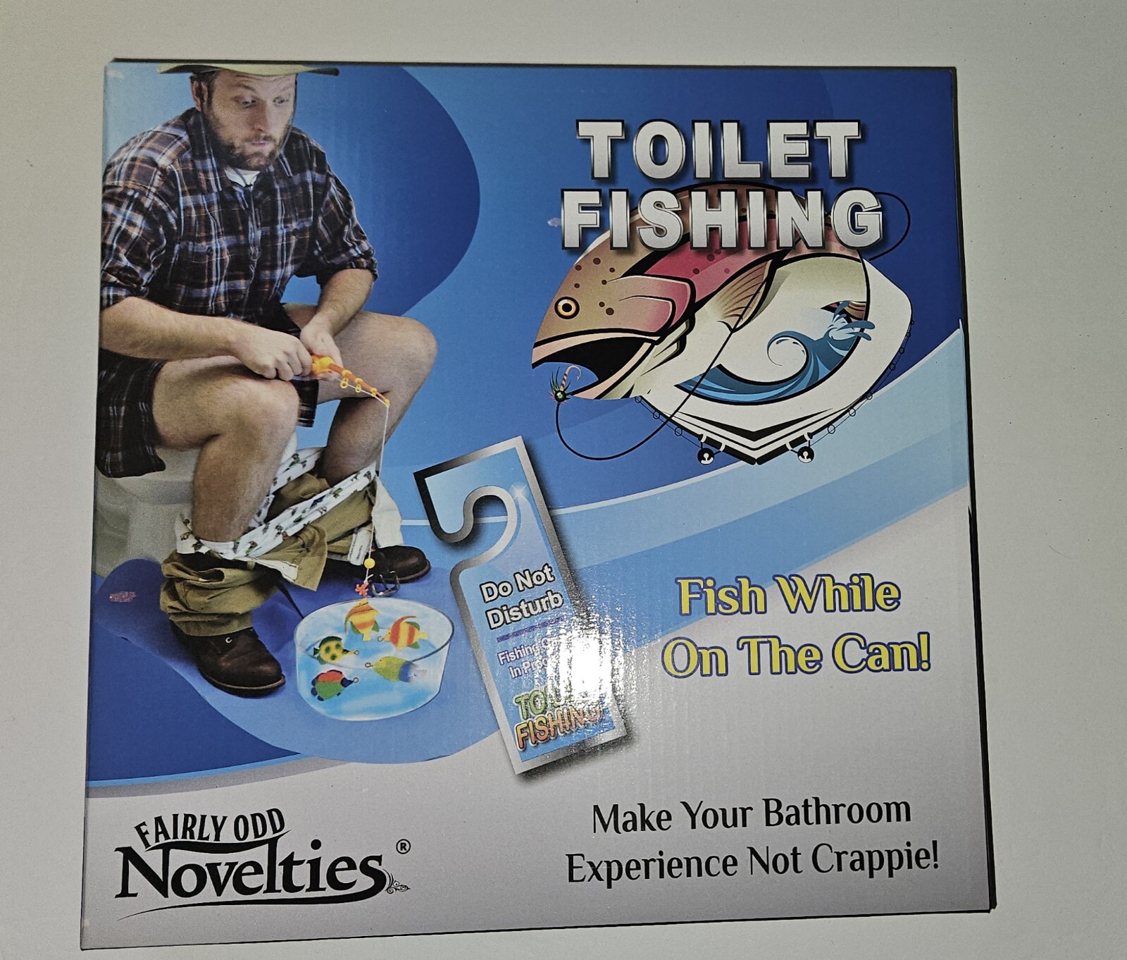 Potty Fisher Toilet Fishing Game – Fairly Odd Novelties – Funny Novelty Gag NIB