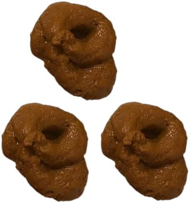 3Pcs Brown Fake Poopy Props, Realistic Fake Poop, Novelty Floating Fake Poop Pro