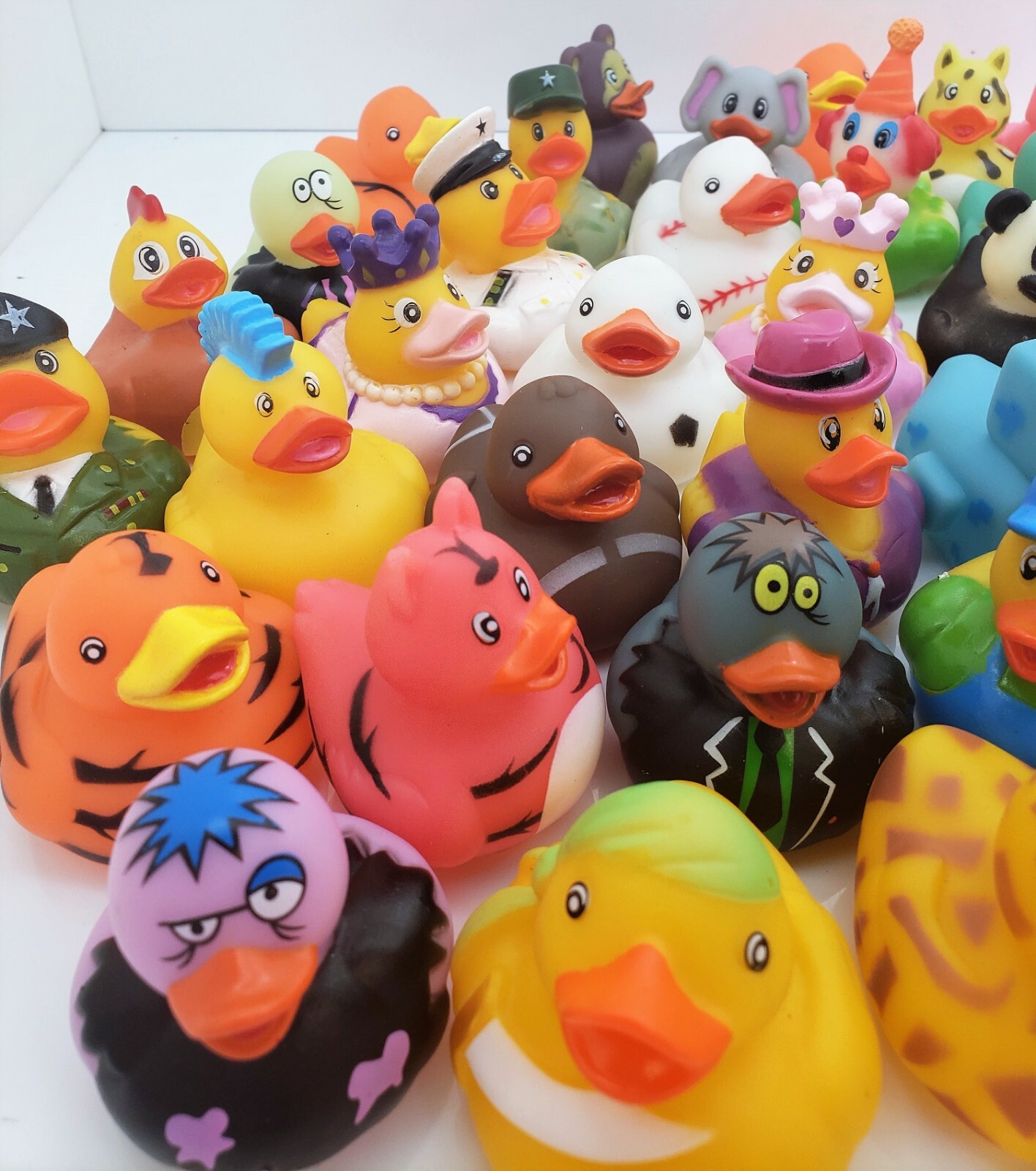 Rubber Ducky Assortment (20 Pack) Vinyl. 2 1/4″ – 3″. Ducks, Duckies.