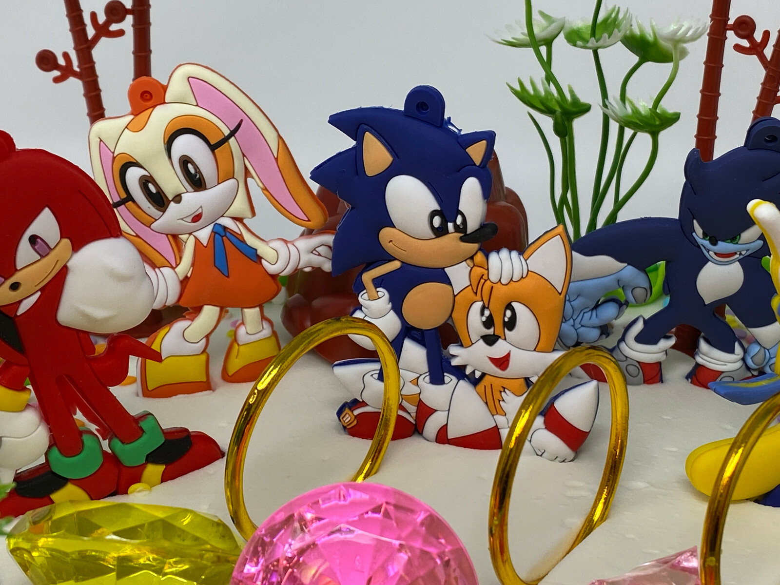 Sonic The Hedgehog 2 Birthday Cake Topper Set ~BRAND NEW~