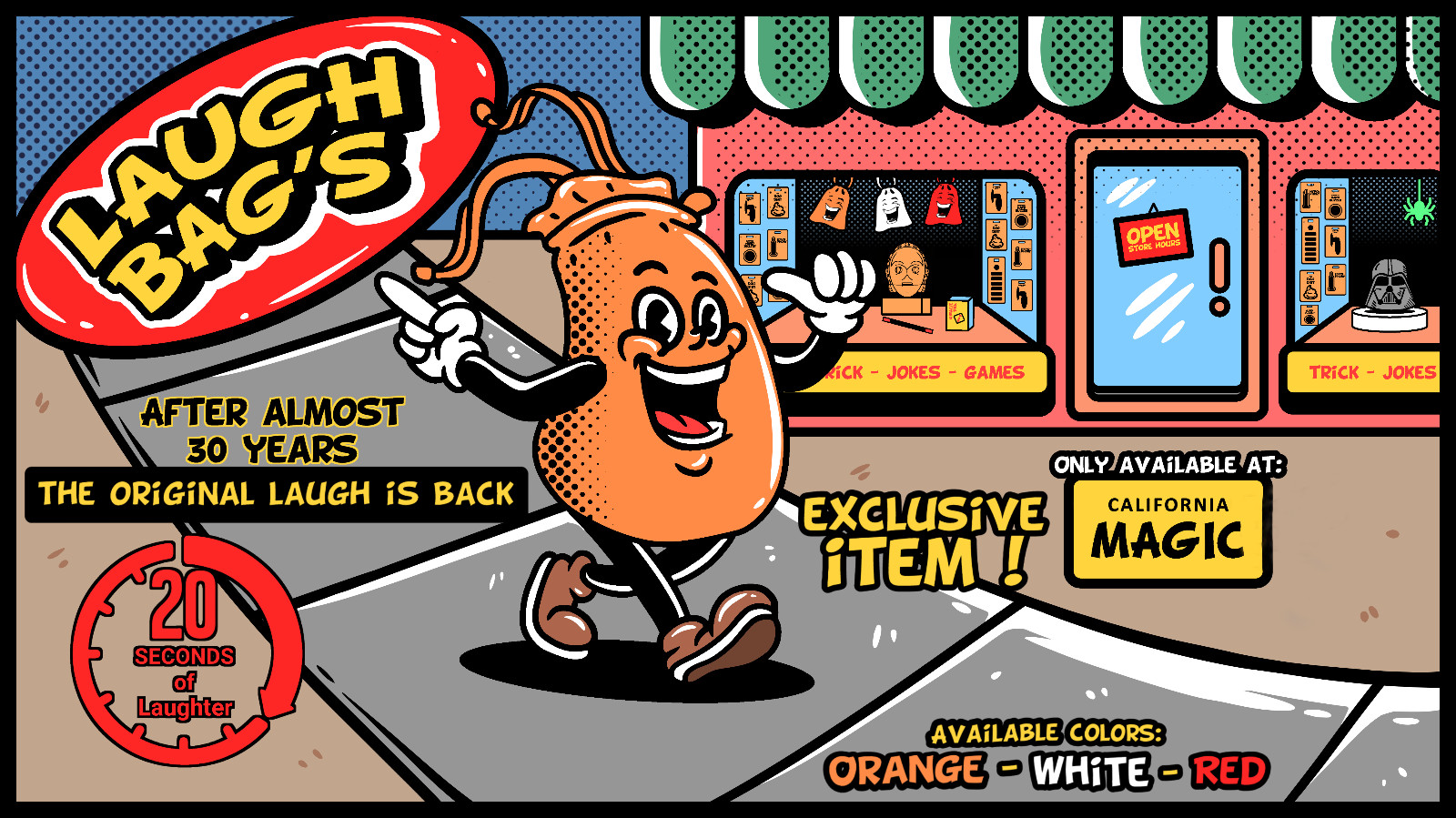 Laugh Bag – (Original 20 Second Laugh Track) The Laugh is BACK after 28 Years!