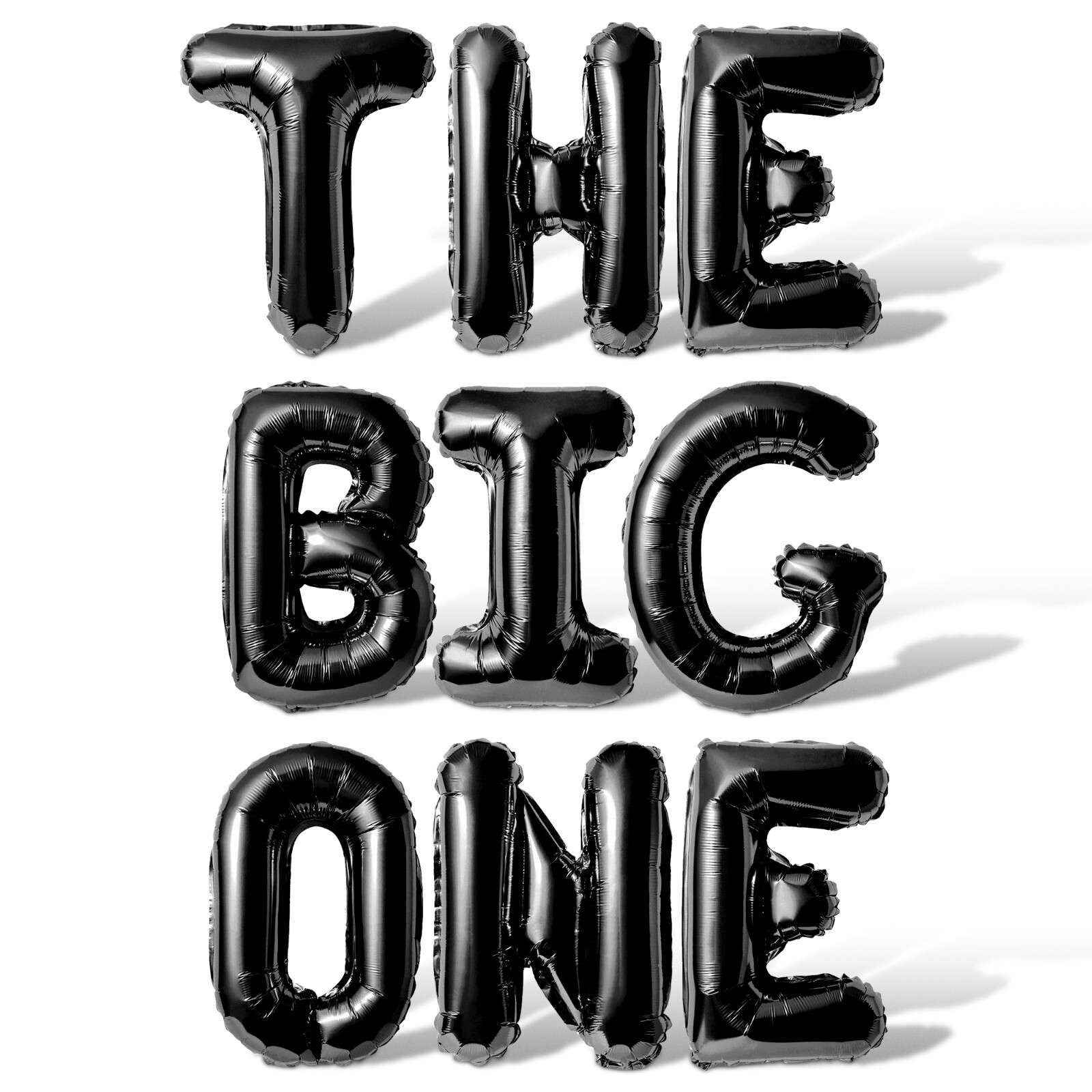 THE BIG ONE Letter Balloon Banner – 1st Birthday Party Decorations – 1 Year Old