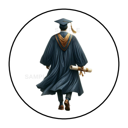Graduation stickers labels tags envelope seals party favors