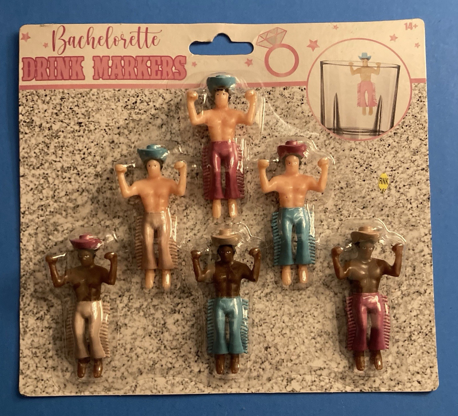 Drinking Buddies. Disco Cowboys Drinking Buddies / Decor Bachelorette. Lot of 3