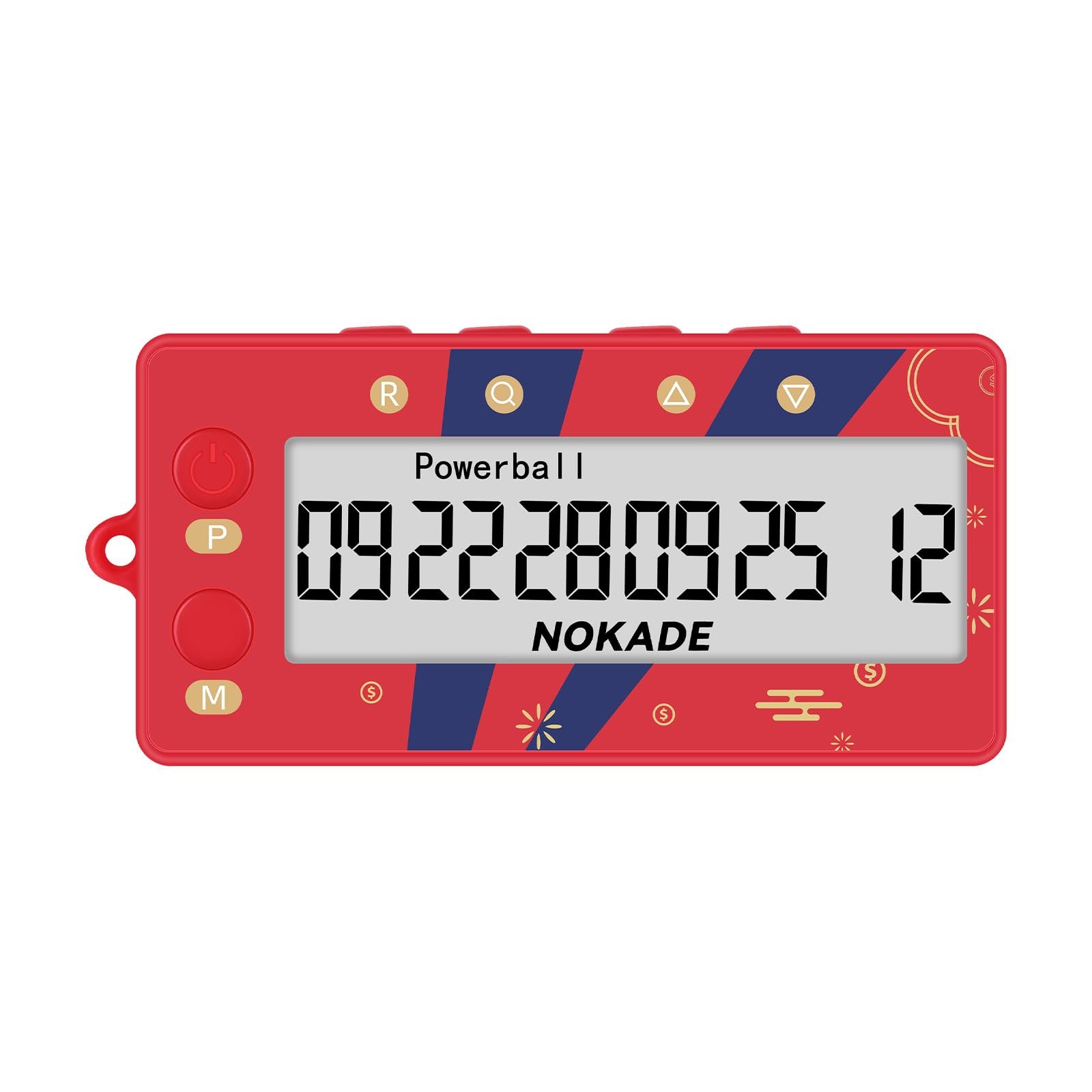 nokade Lottery Ball Machine, AI Algorithm 3.4 x 1.6 x 0.6inch, Red