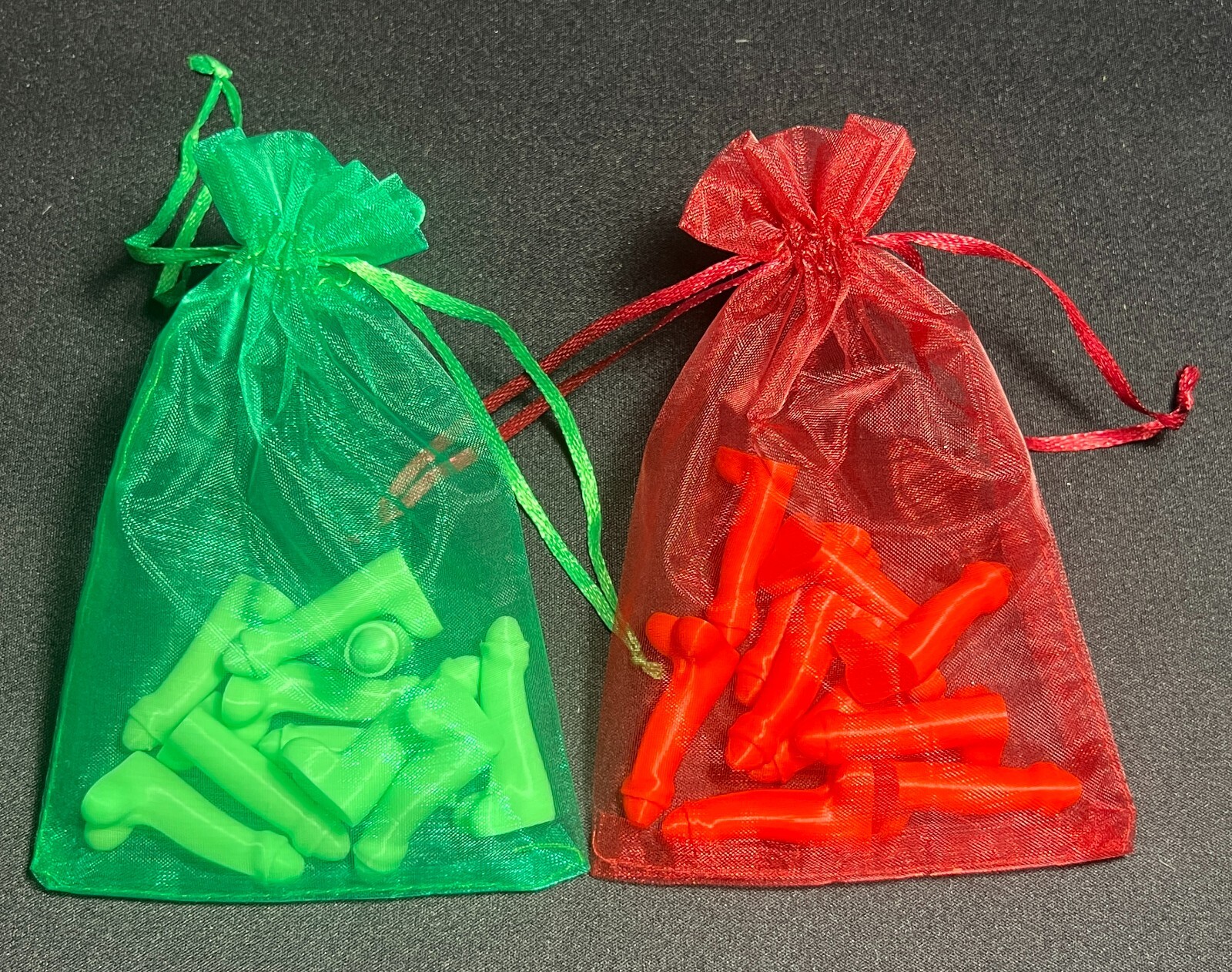 Bag of Dicks Mini Penis Any Color Gag Gift Bachelorette Party Prank 10Pack 1.5in