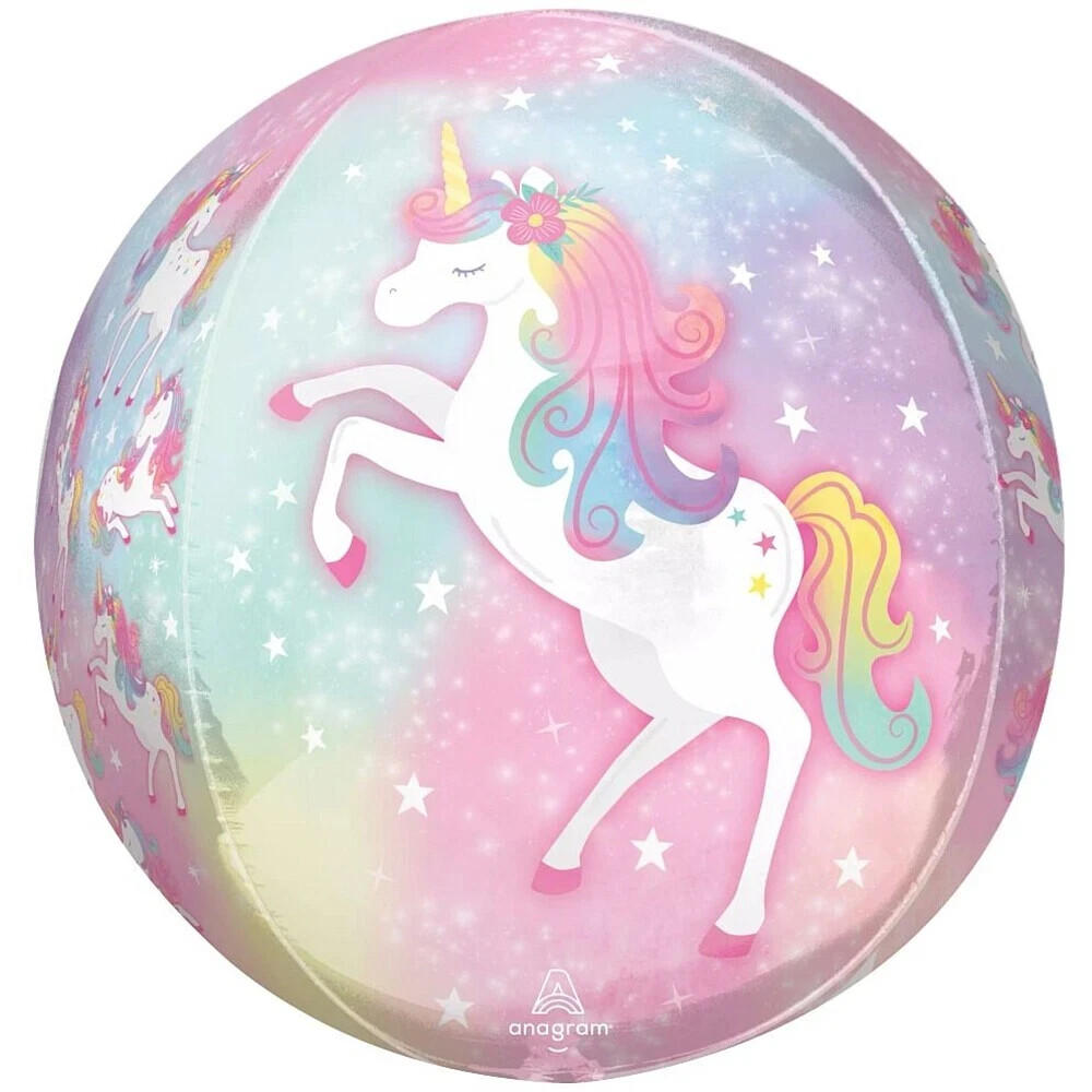15″ ORBZ Enchanted Unicorn Foil Balloon Birthday Party Supplies New