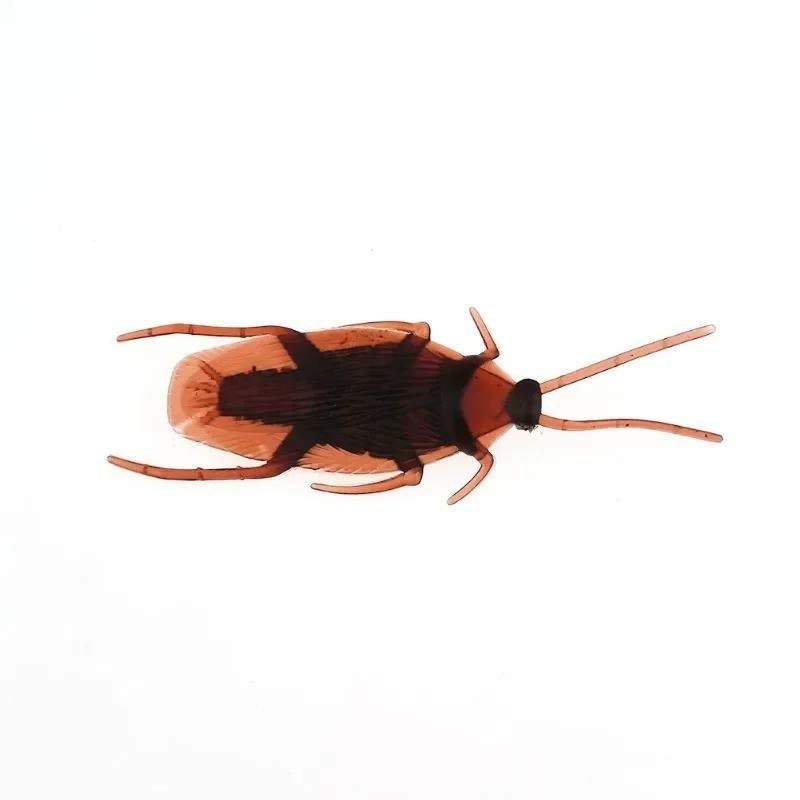 10 Prank Cockroaches Realistic Cock Roach Rubber Fake Creepy Bugs Gag Toy Joke