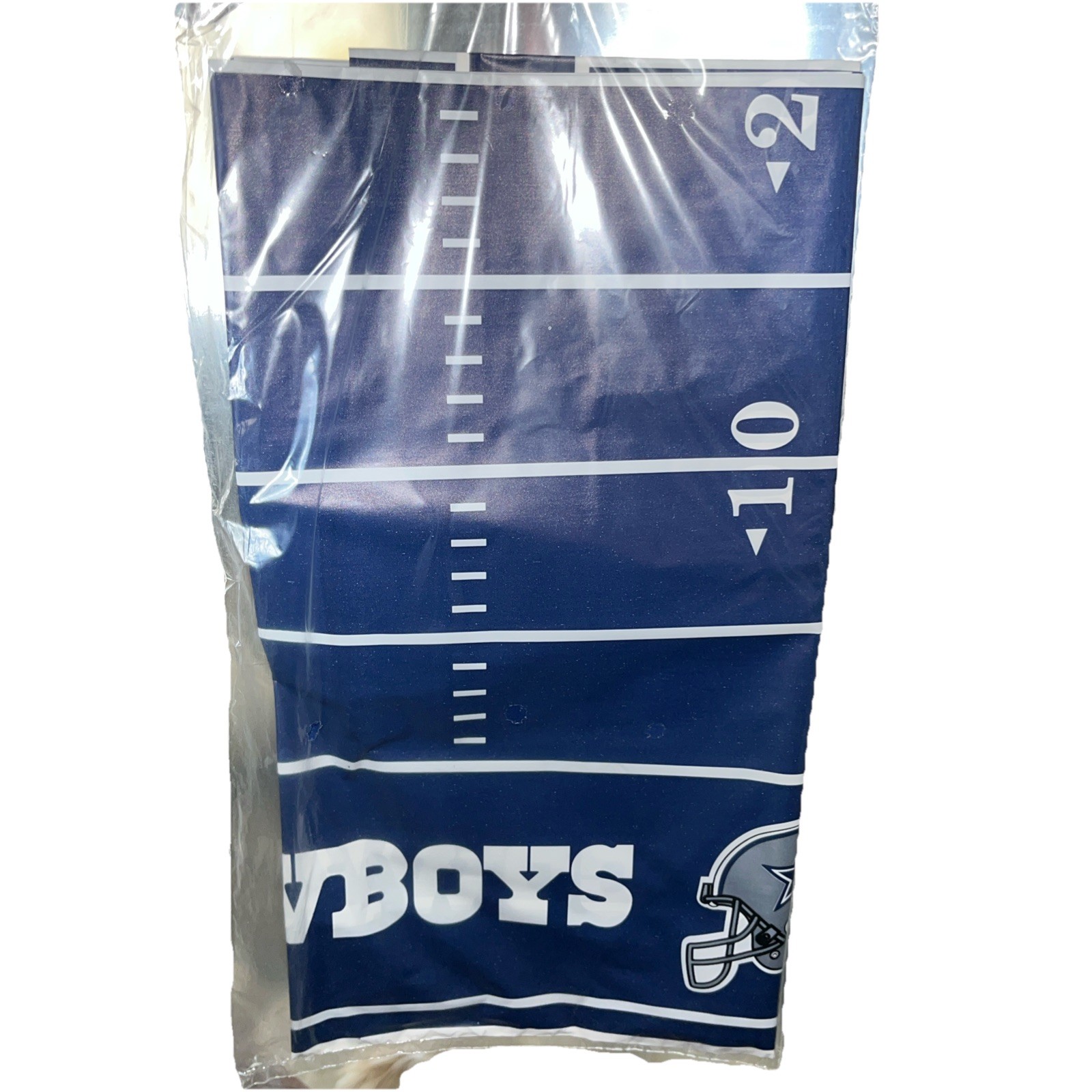 Dallas Cowboys NFL, Table Cover 54 In X 102 In Plastic Party Supply Tailgating