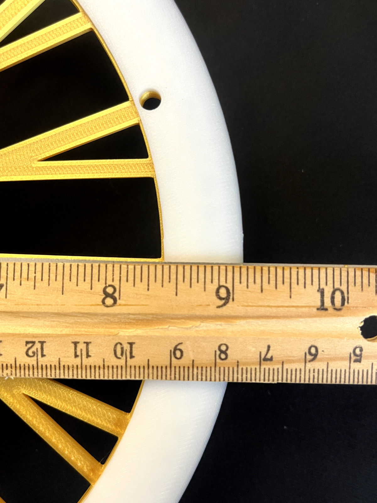 3D Printed Dayton Spoke Trash Can Rims Wheel Covers Whitewall Gold or Silver Set
