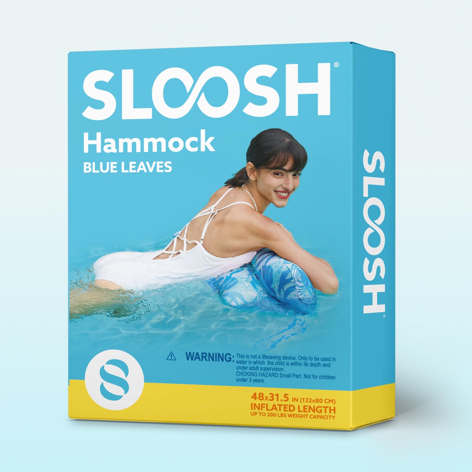 Hammock Pool Floats Adults, 4-in-1 Multi-Purpose Inflatable Pool Floaties Sof…