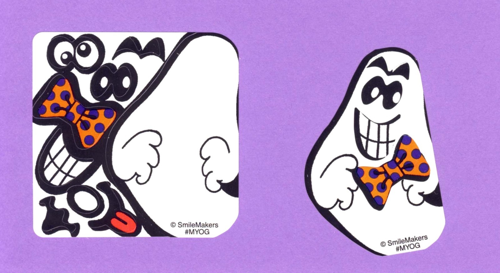 15 Make Your Own Halloween Ghost – Stickers – Party Favor