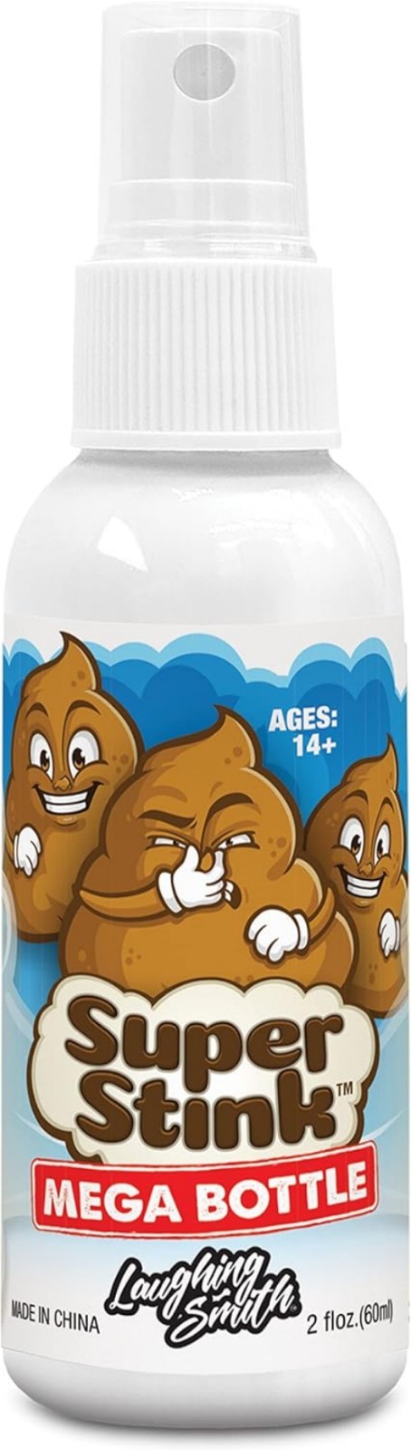 SUPER STINK Mega Size 60ml – Fart Spray – ‘Insanely Strong’ Extra Potent Stin…