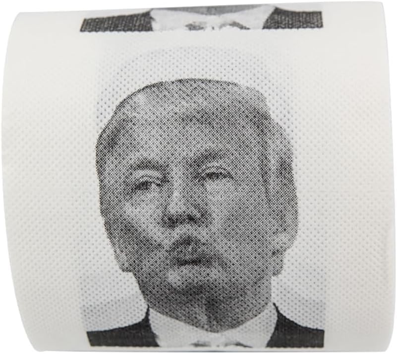 Donald Trump Toilet Paper Roll, Funny Political Humor Joke Gift, Gimmick Gifts f
