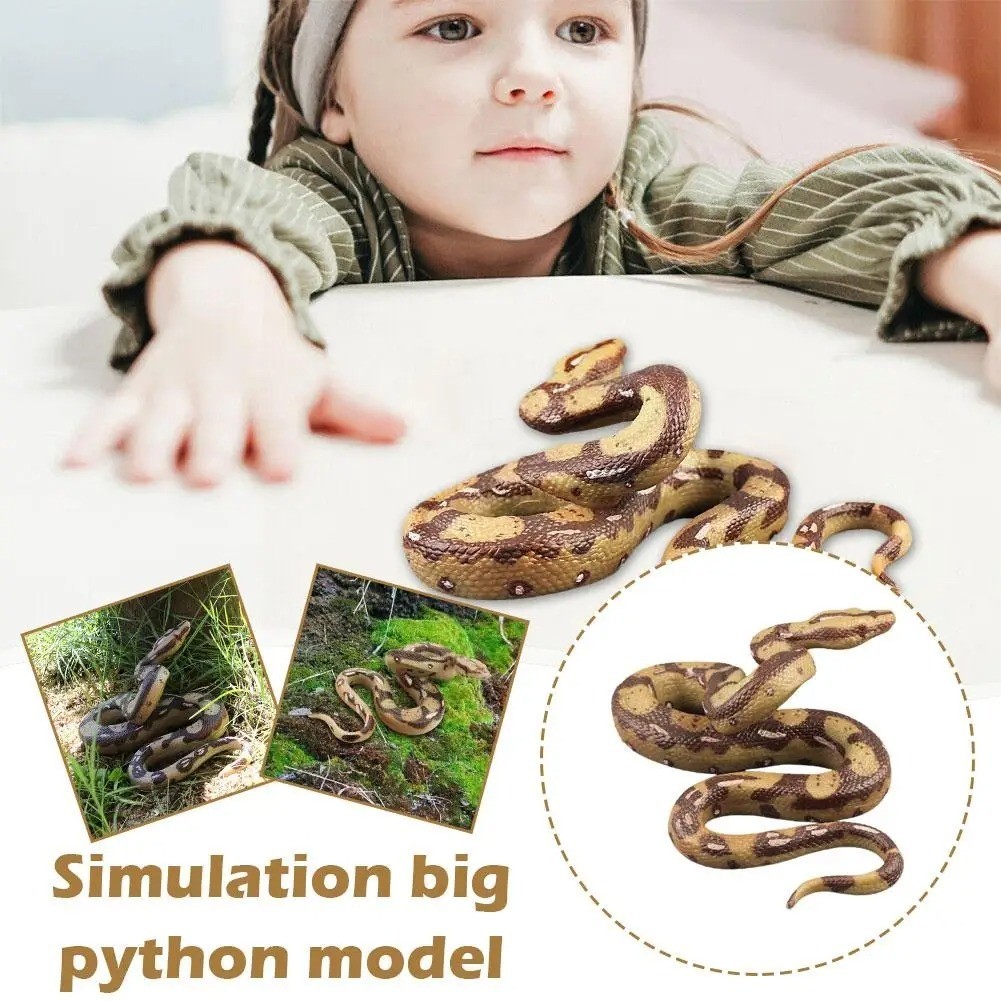 Garden Realistic Big Rubber Snake Lifelike Scary Prank Toy Joke Party Prop
