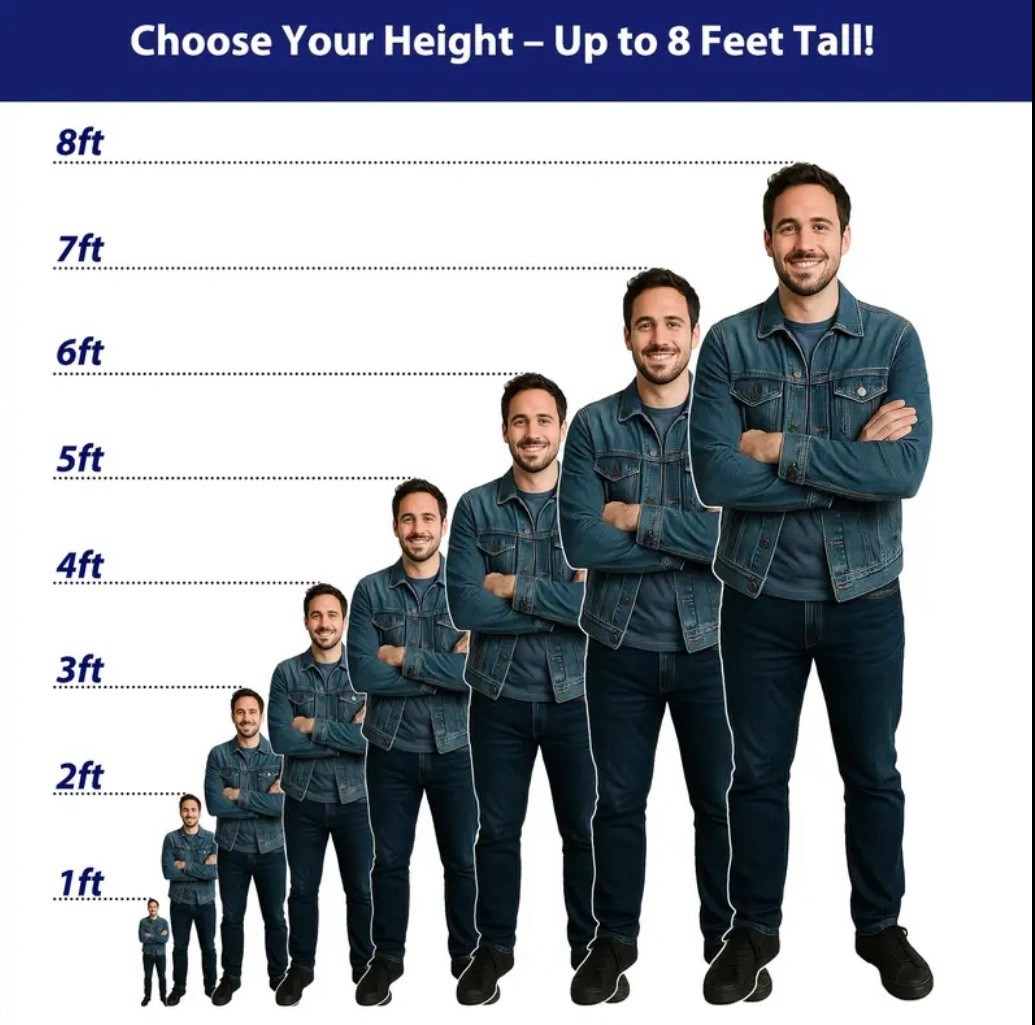 Custom life-size standees – Personalized full-body pho