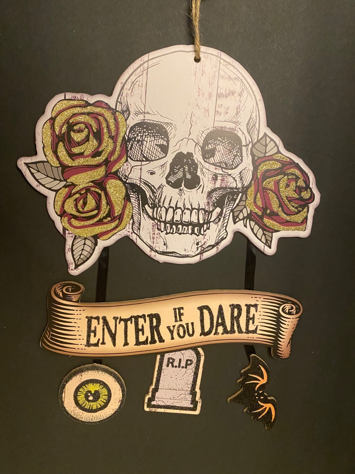 Halloween Party Decor Set For 30 Guests – Plates Napkins Sign Bowls Apothecary
