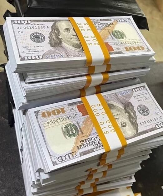 $100 Dollar Bills Prop Motion Picture Money $10,000 Dollars Total FAKE USA SHIP