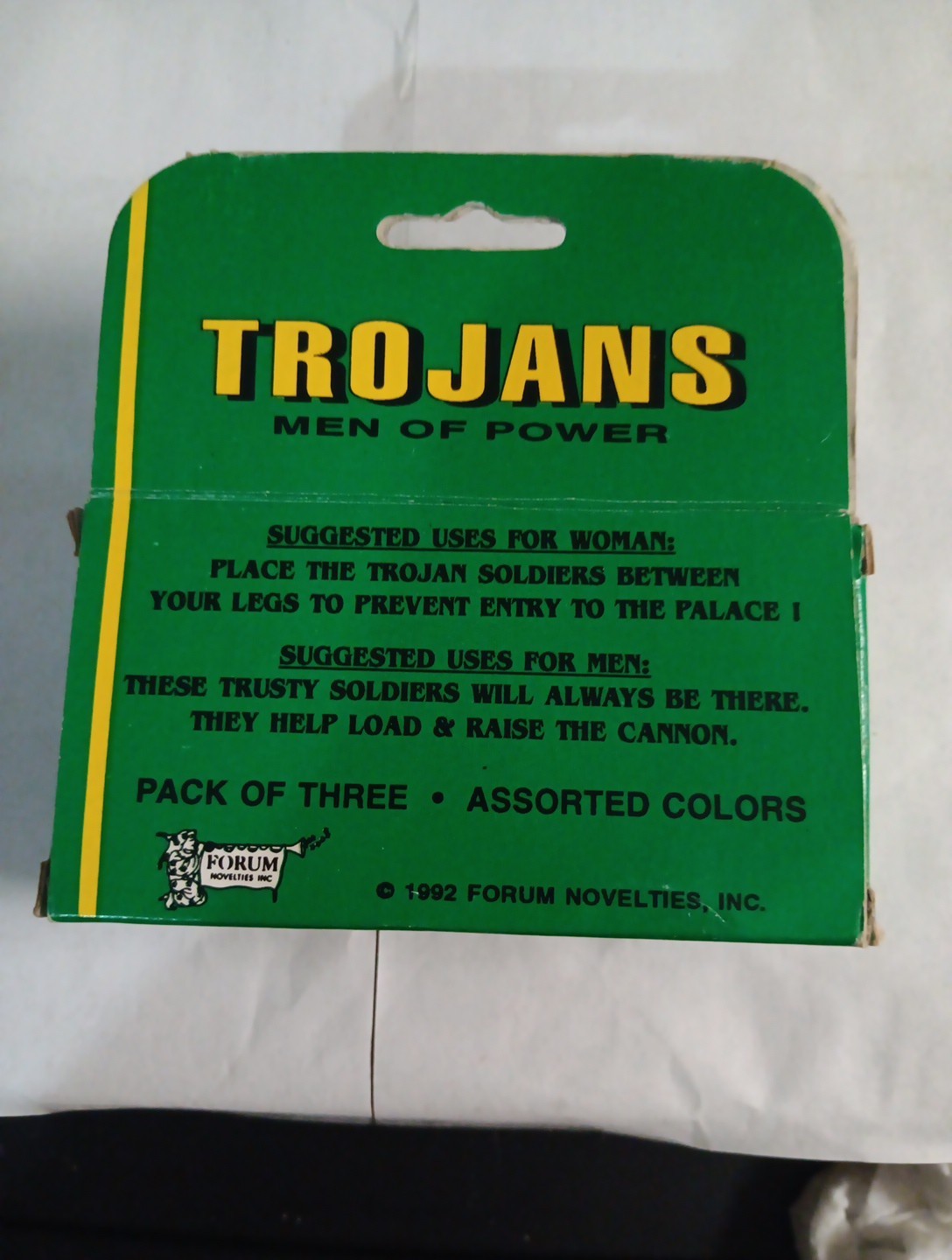 Trojans Gag Gift “Little Guys To Protect The Little Guy”