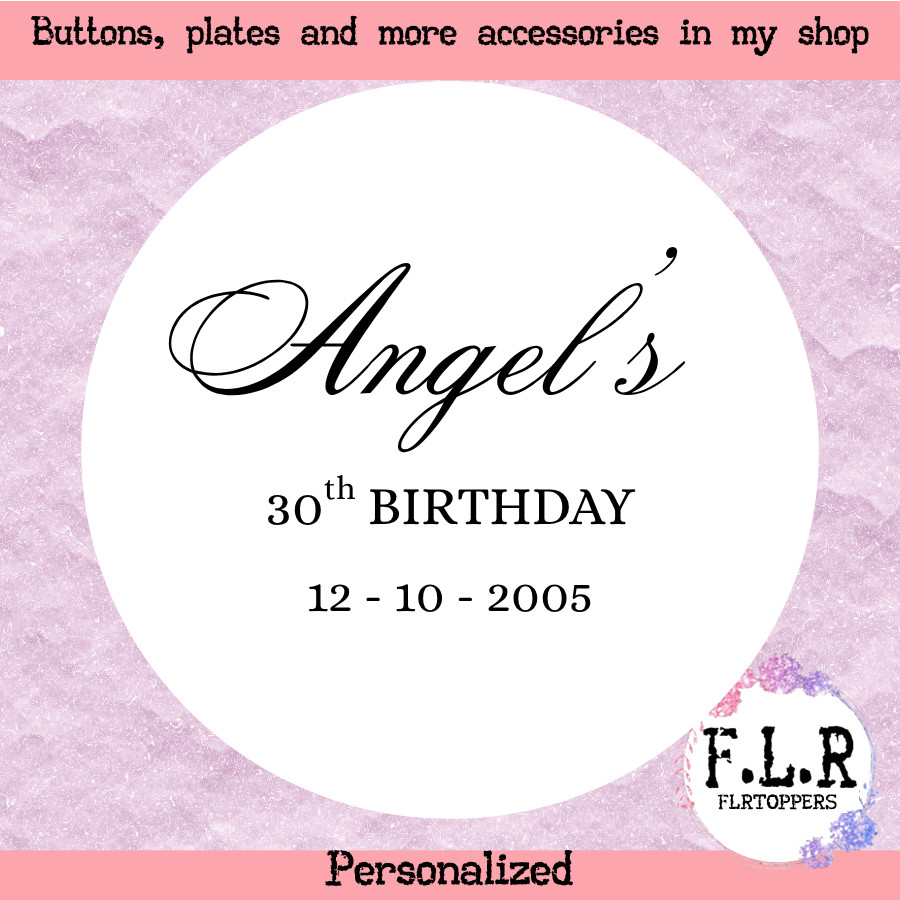 Personalised Custom Minimalist Party Bag Stickers Seals (12) 2.5 Inch Stickers