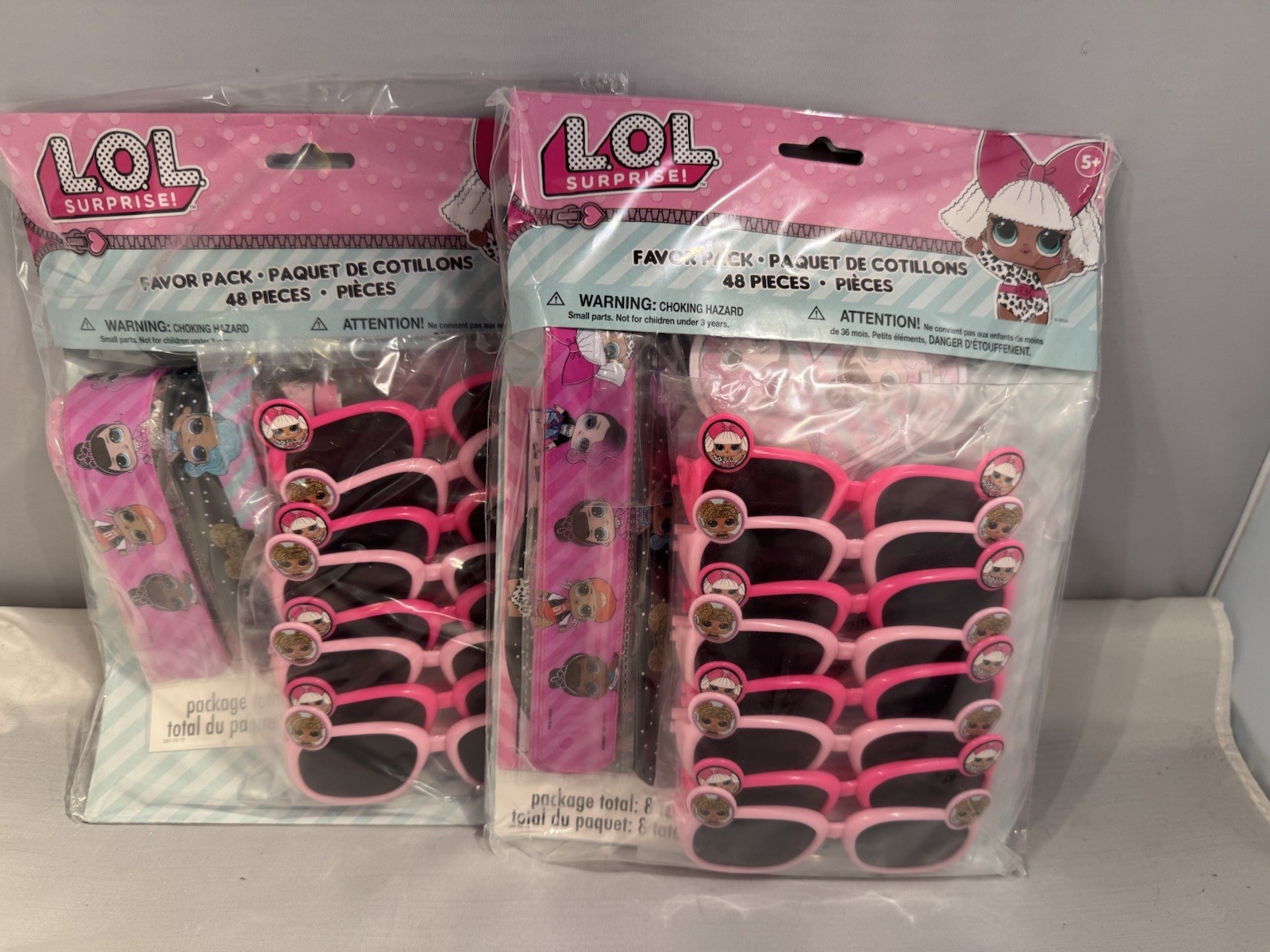 LOL Surprise Party Favors 2 x 48 Pack Create 16 sets