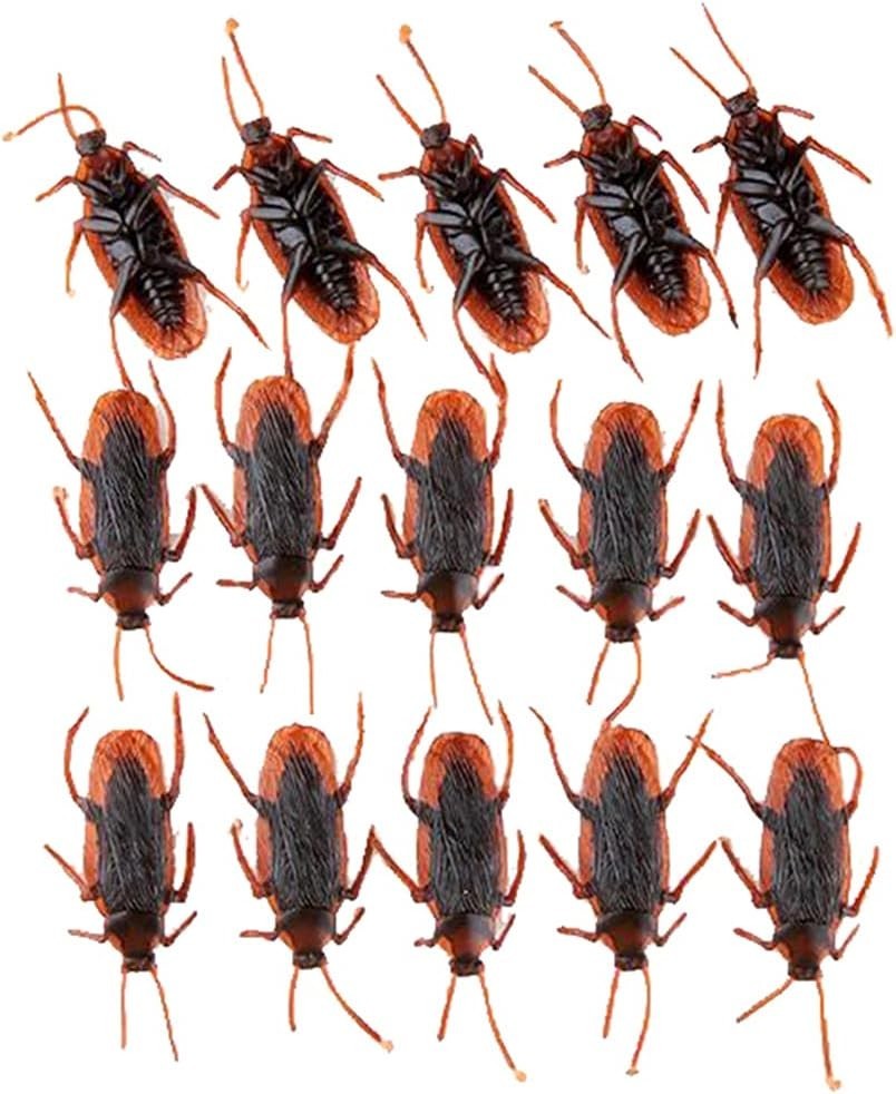 Tiny 10PC Cockroach Toy Set – Perfect for Pranking Friends & Halloween Decor