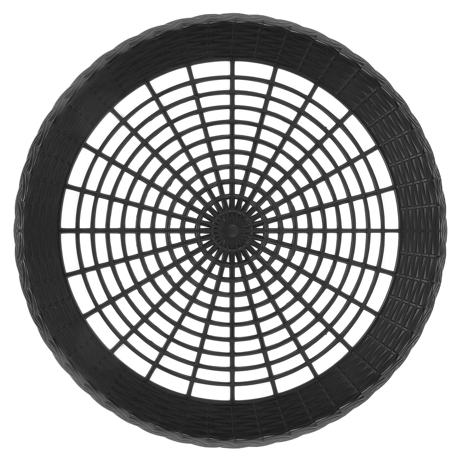 MIDELONG Reusable Plastic Paper Plate Holders, 9 Inch 10inch Holder, Black