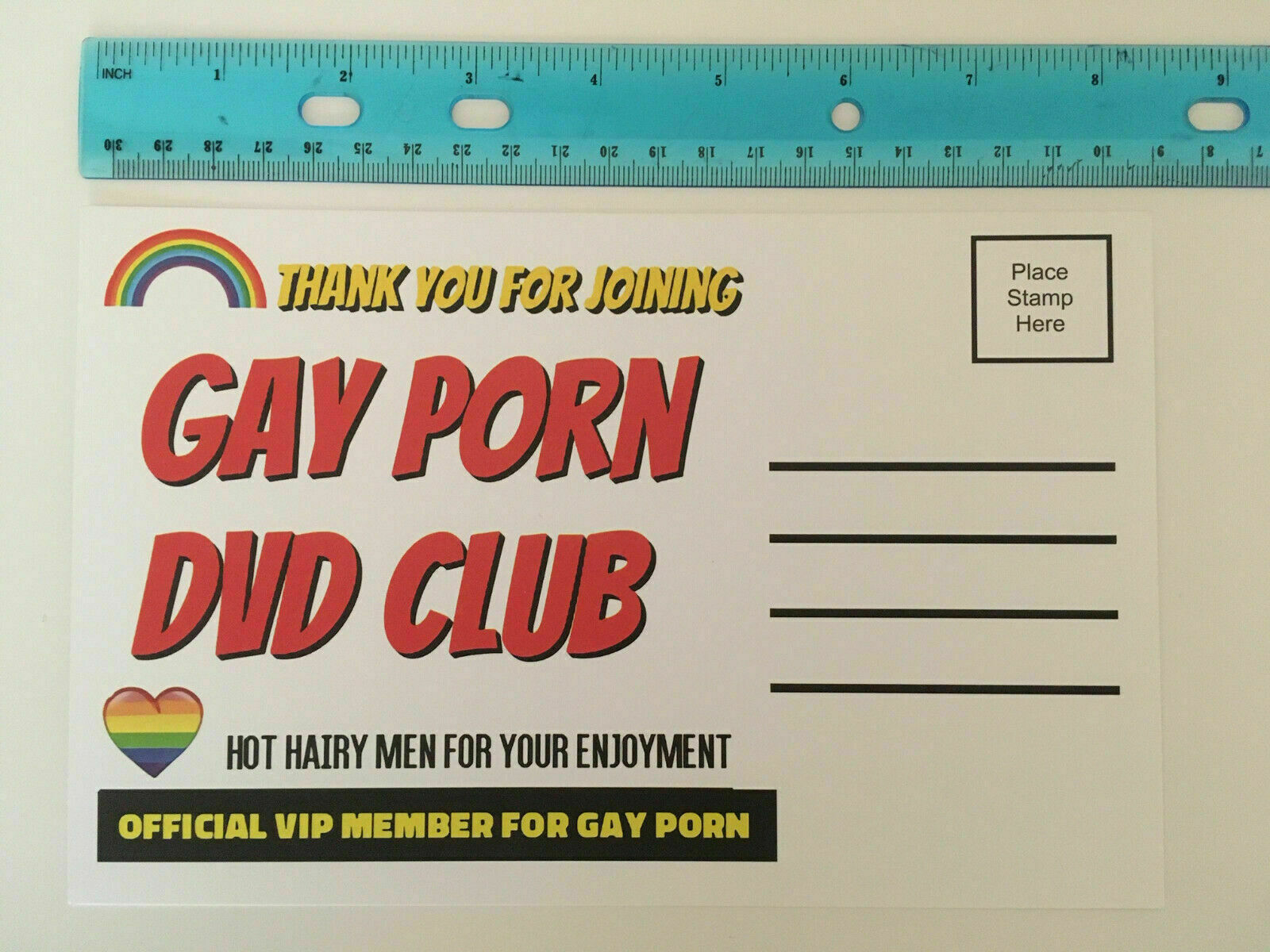 Adult PRANK Mail Postcards Funny Joke Revenge Gag Gift Love Gay – 4 Pack Variety