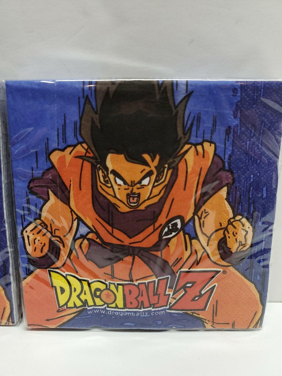 Dragon Ball Z Small Party Napkins Birthday Napkins 5″ Square (6 Pack) 16 per pac