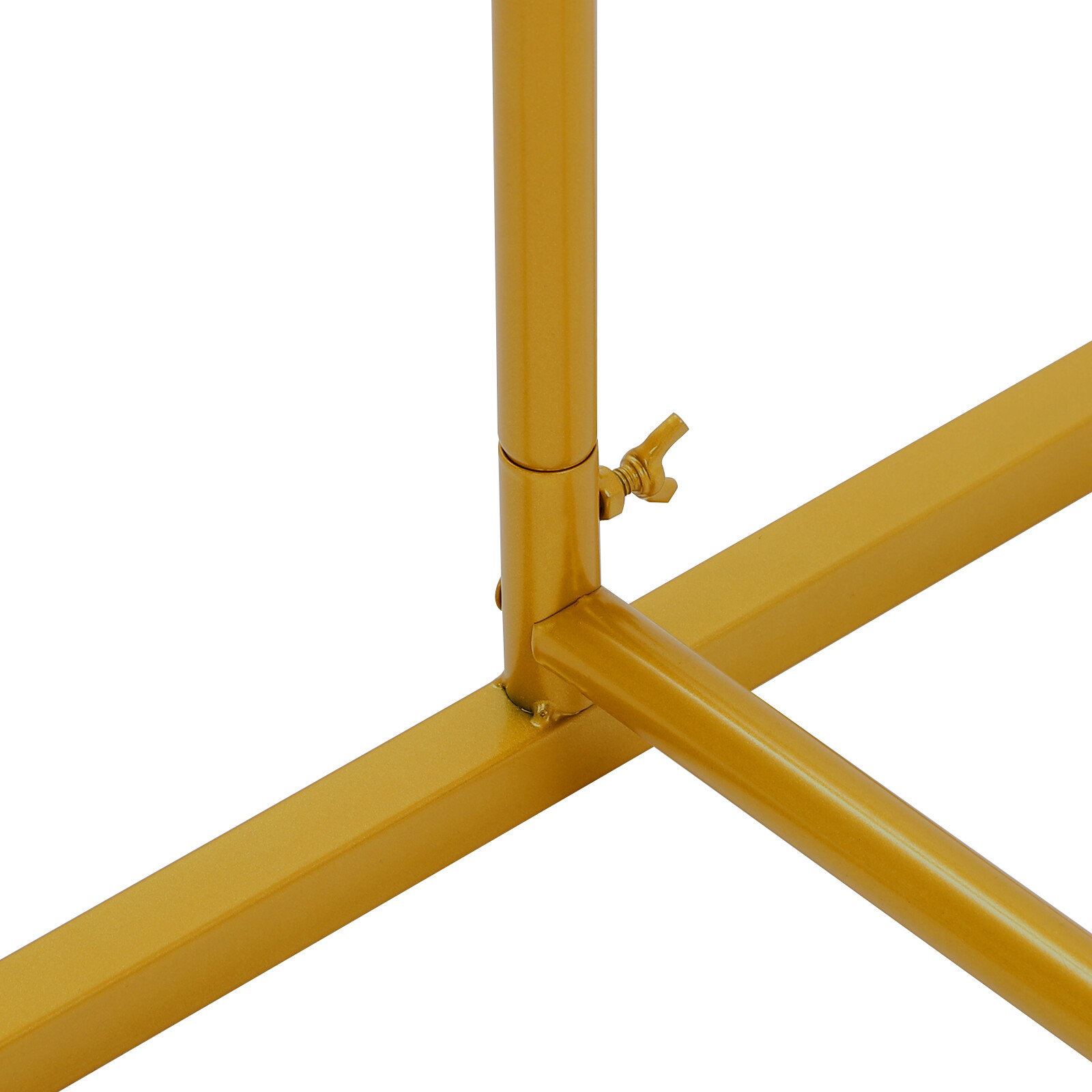 Freestanding Wedding Backdrop Stand Gold&Beige Backdrop Frame With Solid Base
