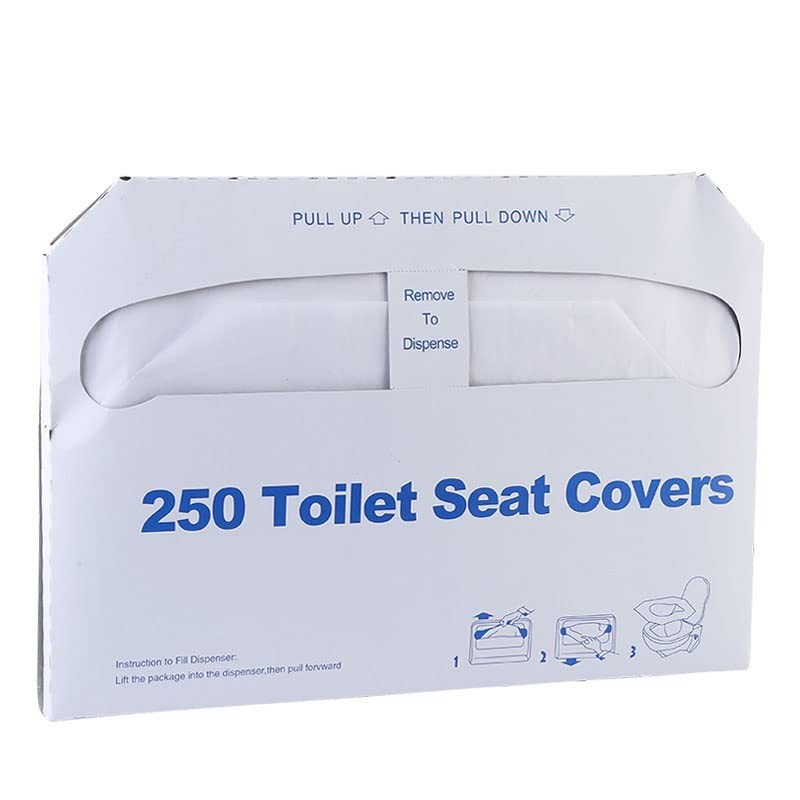 Toilet Seat Covers Disposable, 250 Pcs Flushable Disposable Seat…