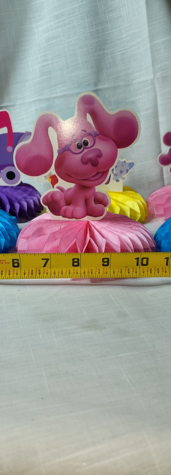 Blue’s Clues Honeycomb Party Supplies 8 Pack Dog Cartoon Kids Boy Girl