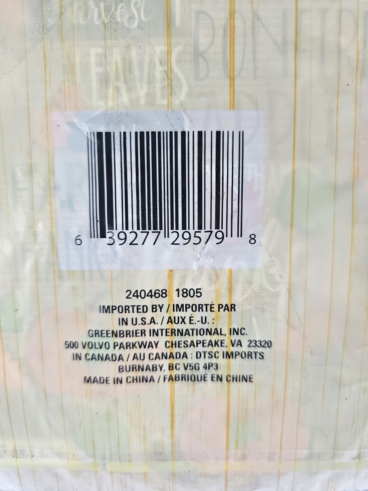 Lot 3 Thanksgiving Plastic Table Cloth Nappe Rectangle 54″ x 108″ Autumn Pumpkin