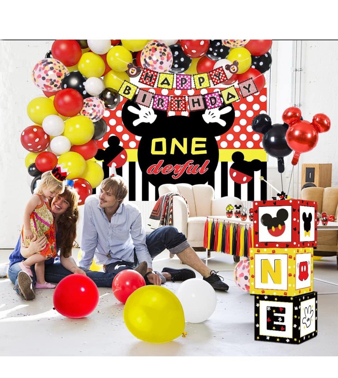 Mickey 1st Birthday Party Supplies – Mickey Theme