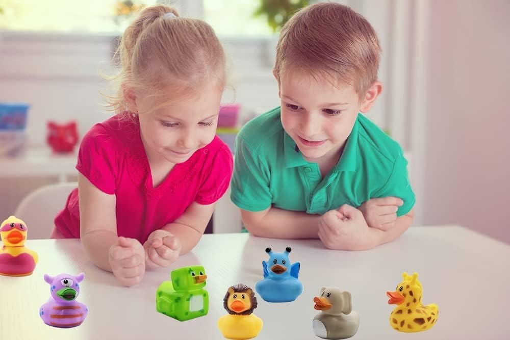 Rubber Ducks in Bulk,Assortment Duckies for Jeep Ducking Floater Duck Bath Toys