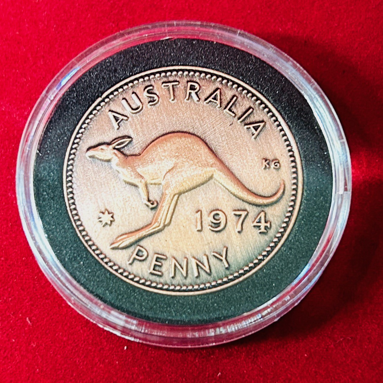 21st Wedding Anniversary Gift Present 2003 Australian Penny in a Capsule