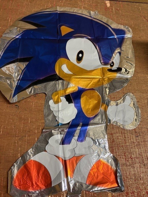 Sonic The Hedgehog Foil Balloon SET OF 6 PCS – NEW
