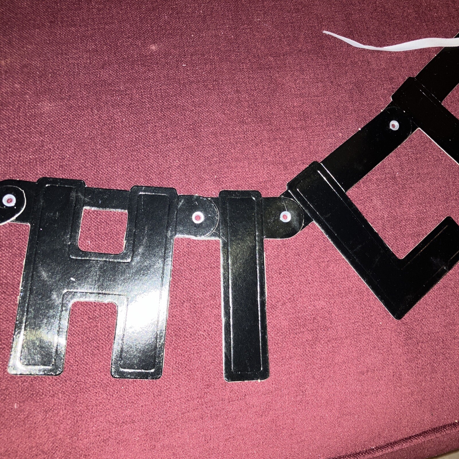 Adult Unisex, Black, Over The Hill, W/Cobwebs, Hanging Party Banner