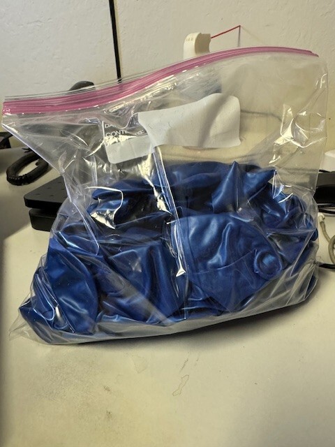 Bulk Lot of Metallic Blue Latex Balloons 90+ Party Decoration New!!!