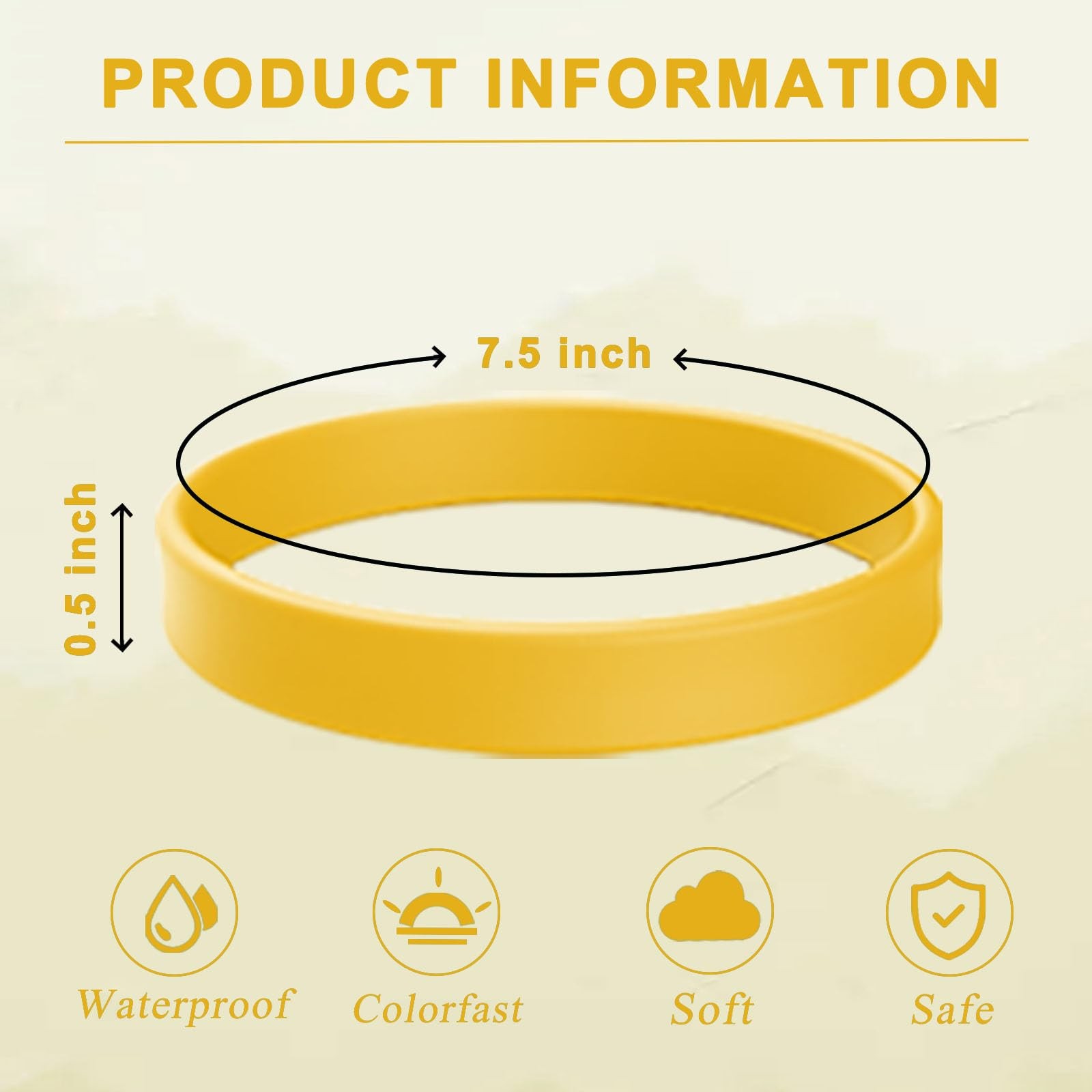 12 Pcs Solid Color Silicone Wristbands Blank Stretch Silicone Wristbands Colo…