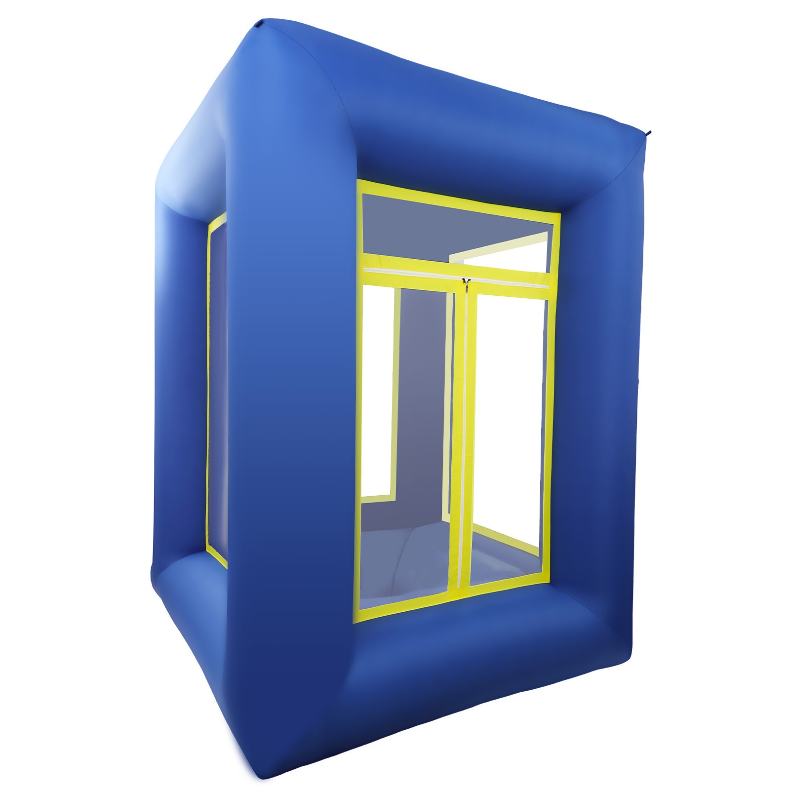 Inflatable Money Machine Booth Cash Grab Game Cube For Business Event Promotion