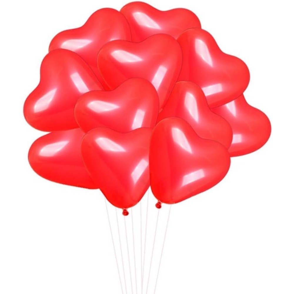 Red Heart Shaped Latex Balloons,Mother Day Valentine’s Day Engagement Wedding