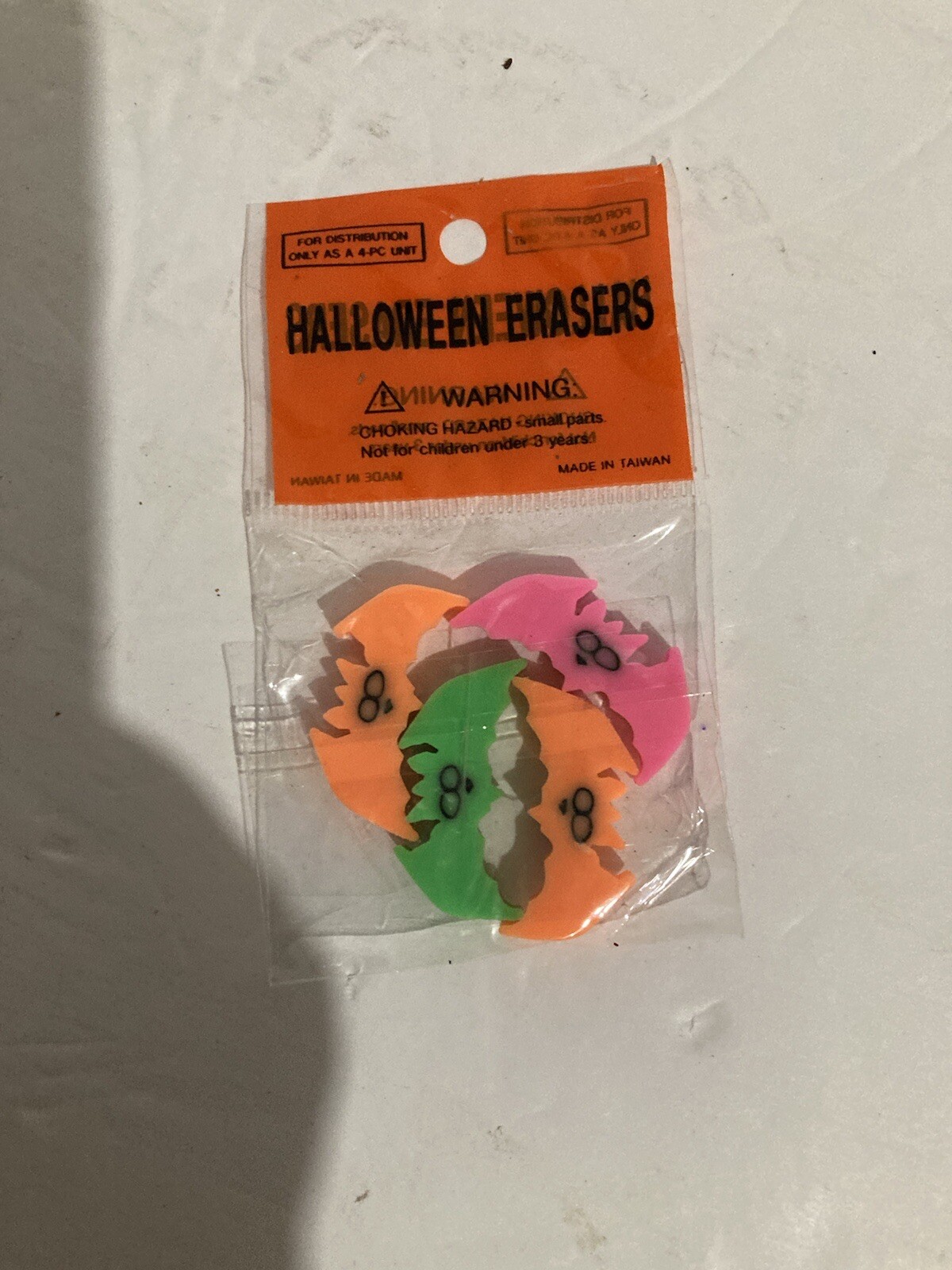 60 Halloween Bat Mini Erasers Teacher Supply Sorting Math Counter
