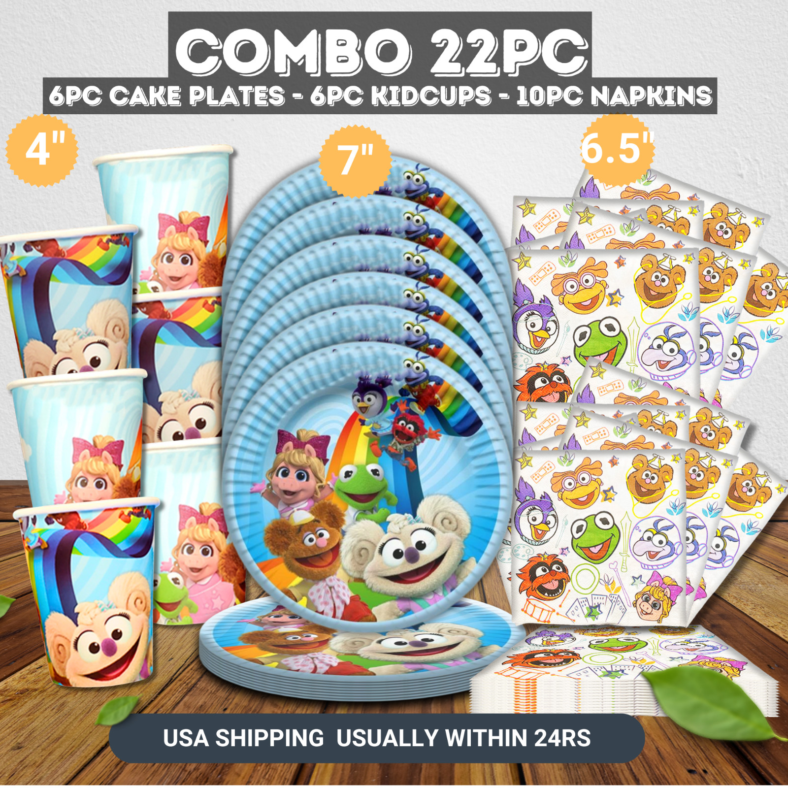 MUPPET BABIES cupcake birthday party supplies favor centerpiece decoration event