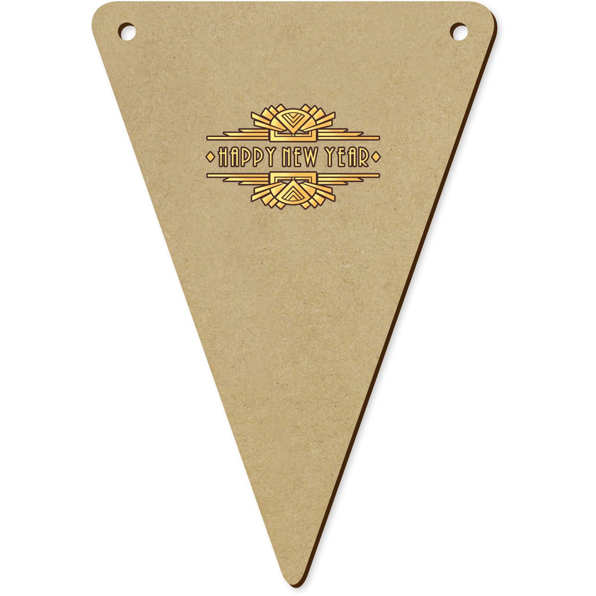 5 x 140mm ‘Art Deco Happy New Year’ Bunting Pennants / Flags (BN00093870)