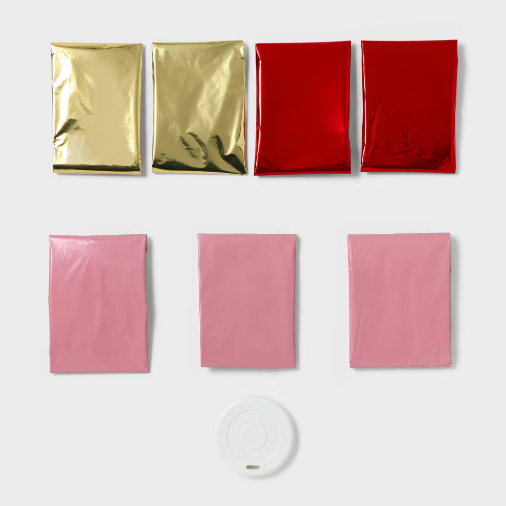 7ct Pre-Inflated Helium Valentine Day Foil Balloon Bundle – Spritz